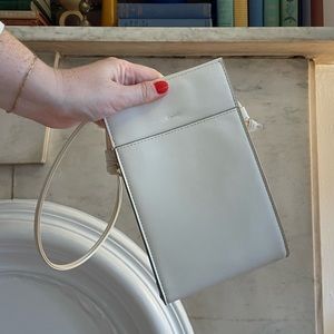 Vegan leather crossbody bag